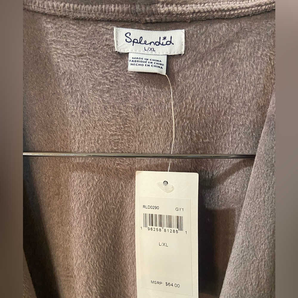 NWT Velour Splendid Robe Size L/XL - Picture 2 of 5